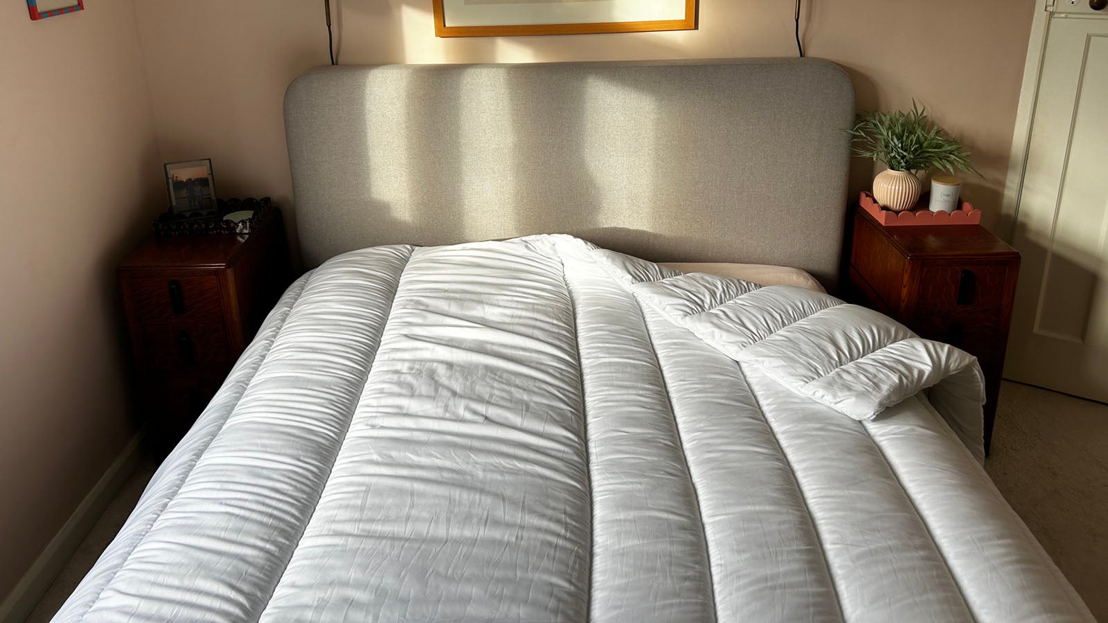 Silentnight Yours & Mine 10.5 & 13.5 Tog Duvet in a warmly lit room