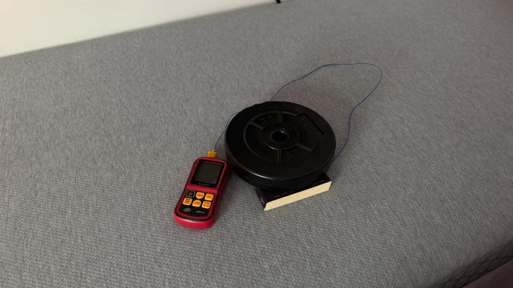 Temperature testing the Zoma Hybrid mattress