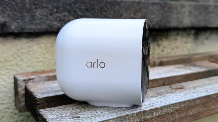 The Arlo Pro 6 pictured from the left side