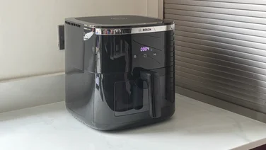 The Bosch Series 6 Air Fryer on a kitchen worktop