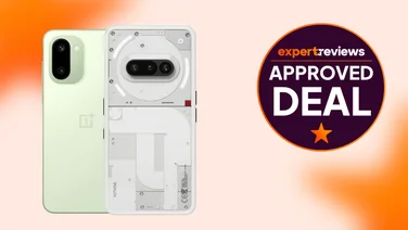OnePlus 15R and Nothing Phone (3a) on an orange and white background with approved deal sticker