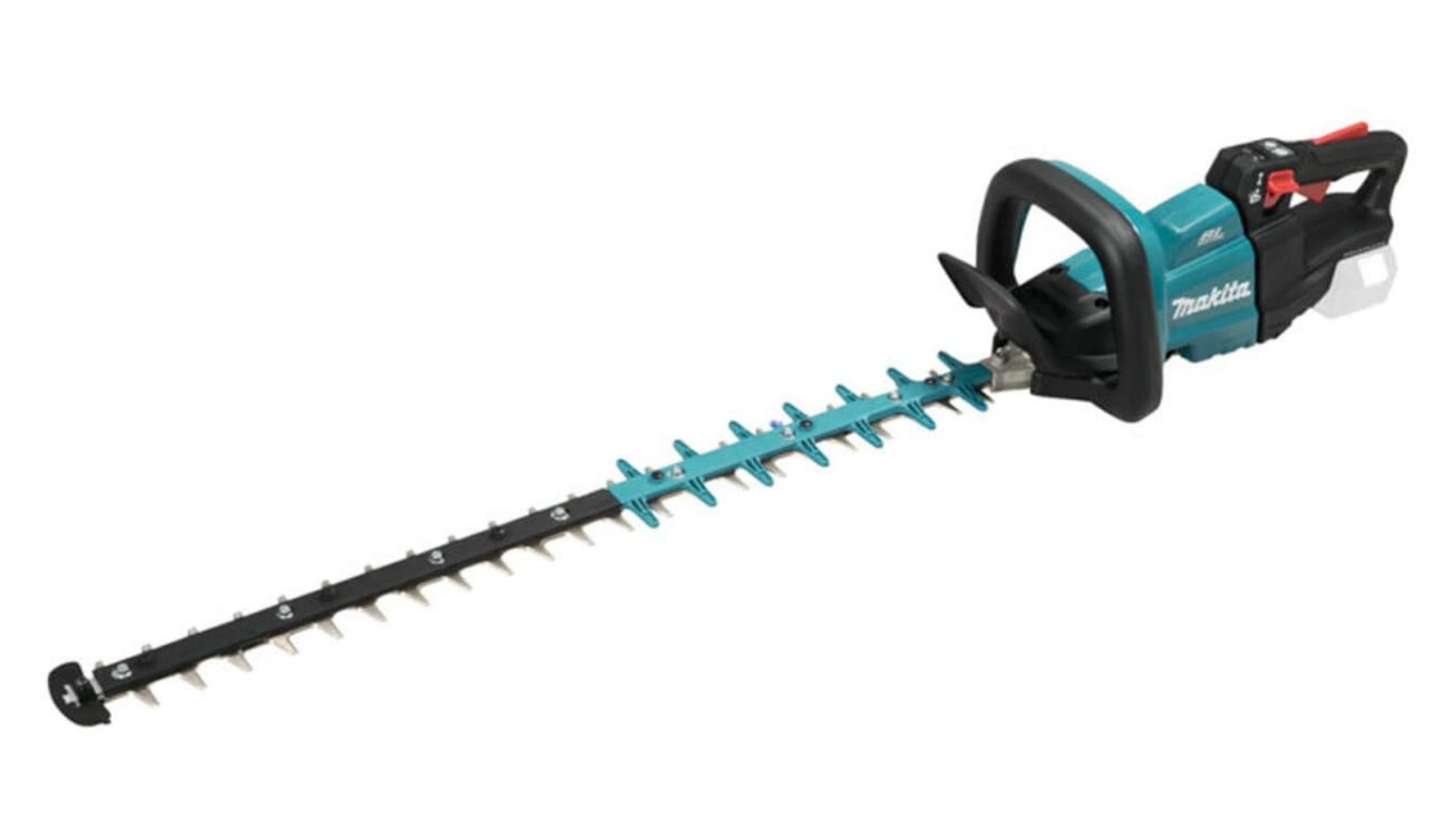 Makita DUH751Z hedge trimmer on a white background