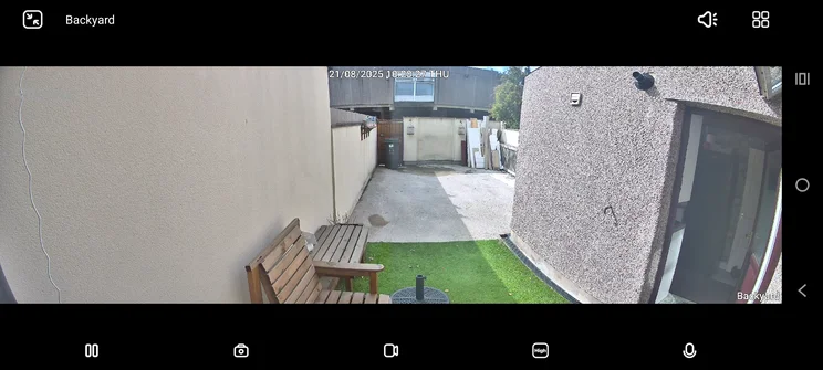 The ultrawide view of the Reolink Elite Floodlight WiFi security camera