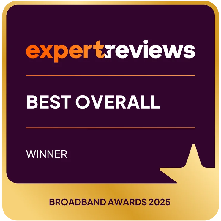 WINNER - Best Overall - ExR Broadband Awards 2025